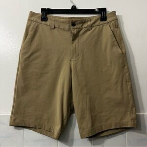 Lululemon Commission Shorts Men’s 30 Khaki Tan Preppy Athleisure Minimalist